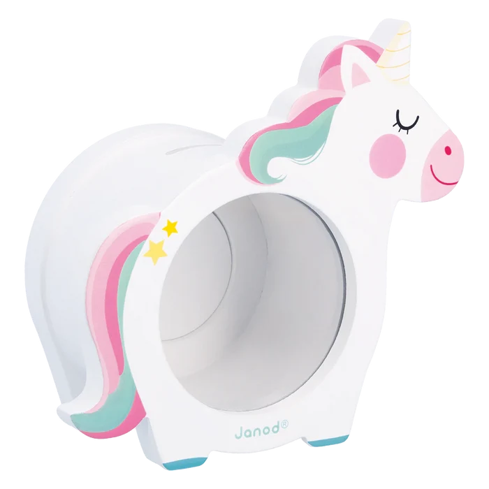 Janod Money Box - Unicorn