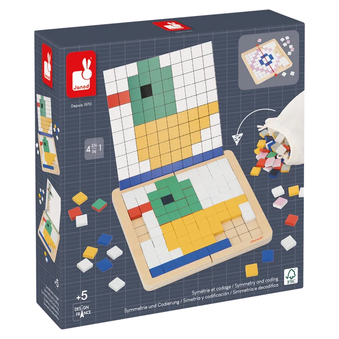 Janod Mosaics - Symmetry and Coding