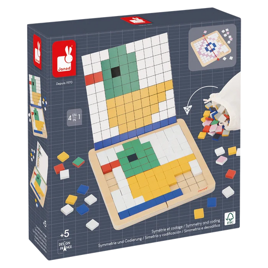 Janod Mosaics - Symmetry and Coding