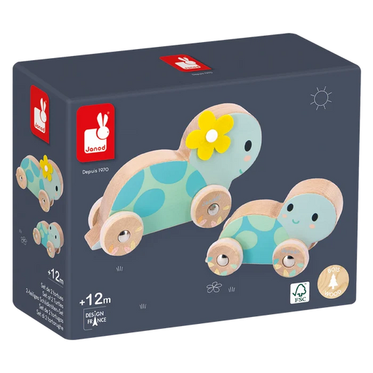 Janod Pure - Set of 2 Turtles