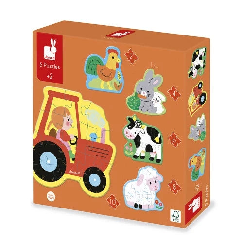 Janod Puzzle - Baby Farm