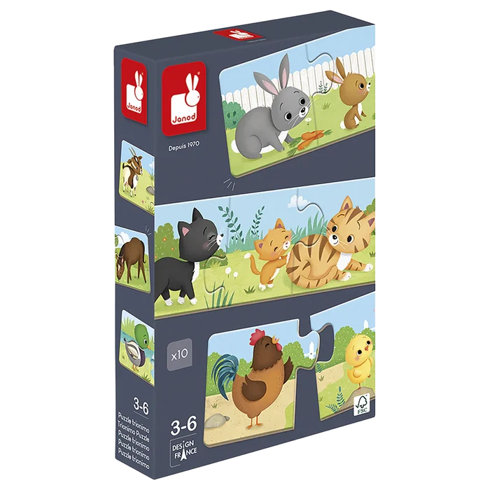 Janod Trionimo 10 Puzzles