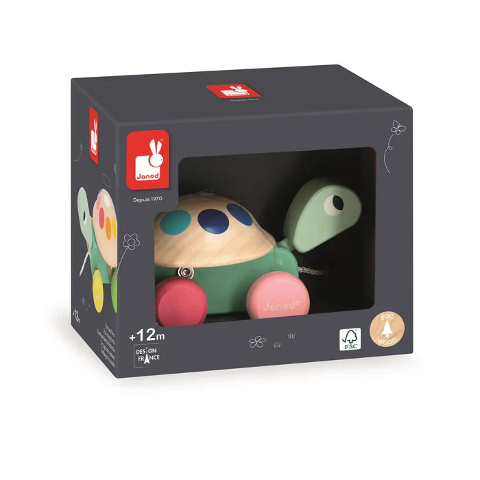 Janod Zigolos Pull-along - Turtle