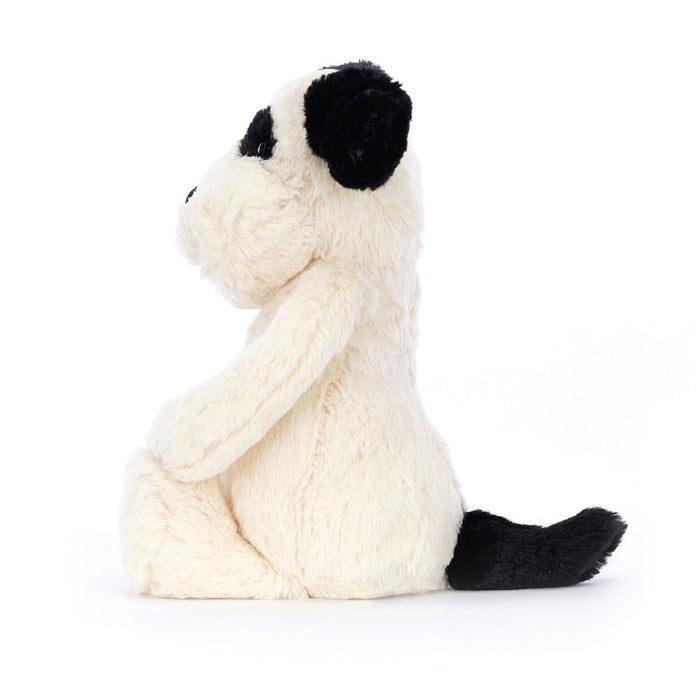 Jellycat Bashful Rufferty Black & Cream Puppy