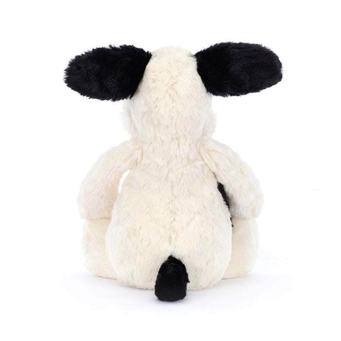 Jellycat Bashful Rufferty Black & Cream Puppy