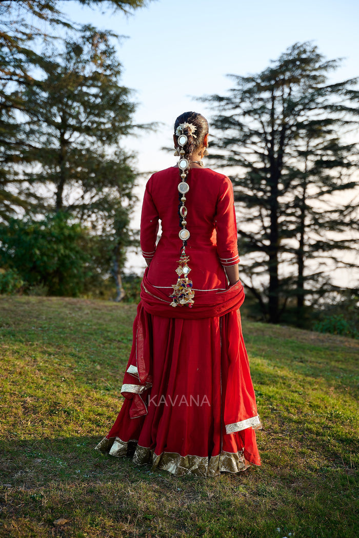 Jhirni Lehenga Set