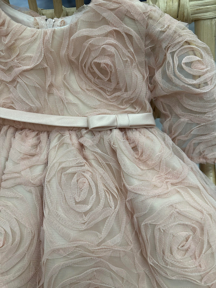 Jolene SKB873 Infant Dress - Blush Rosette