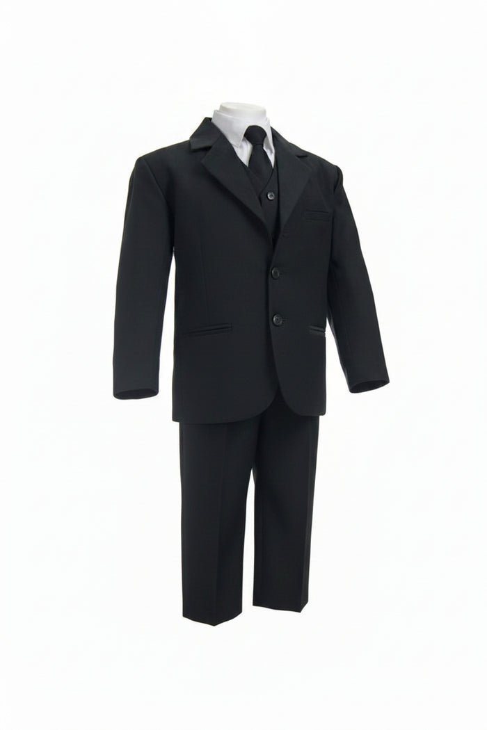 Jolene Tip Top Boys 5pc Suit - Black