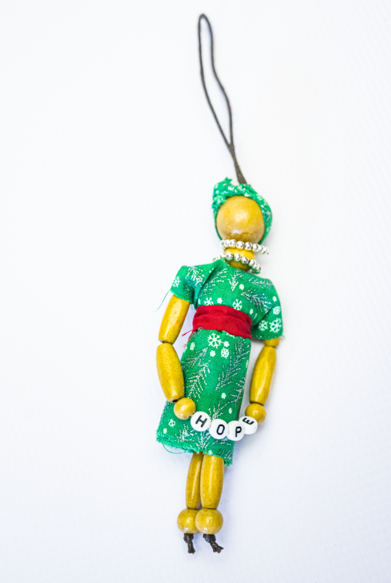 Justice Christmas Doll