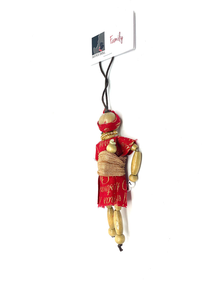 Justice Christmas Doll