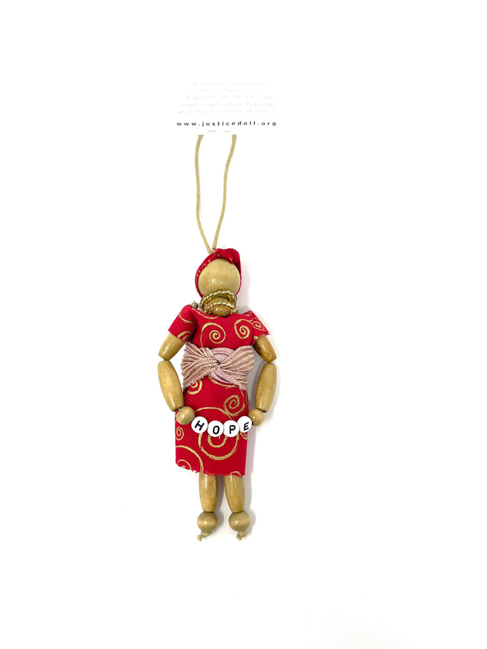 Justice Christmas Doll