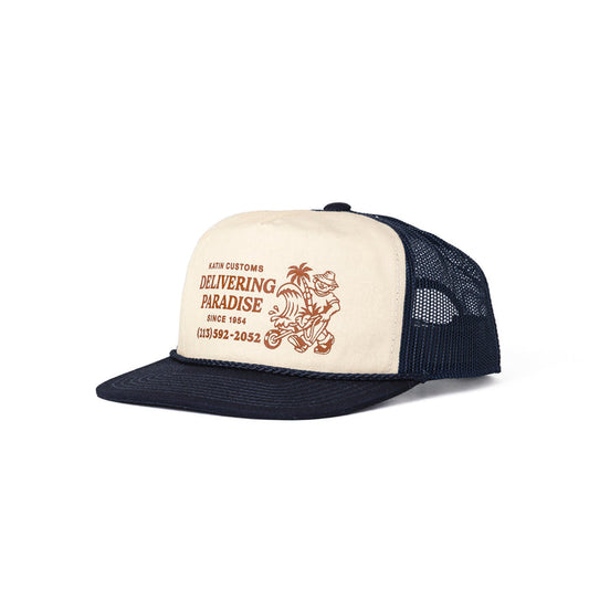 Katin Wheeler Trucker Hat - White and Navy