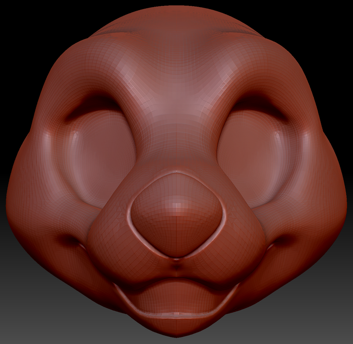 Kemono Toony Otter Static Jaw Head Base Variant 1