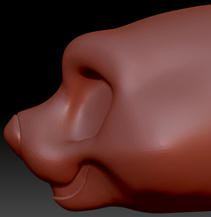 Kemono Toony Otter Static Jaw Head Base Variant 1