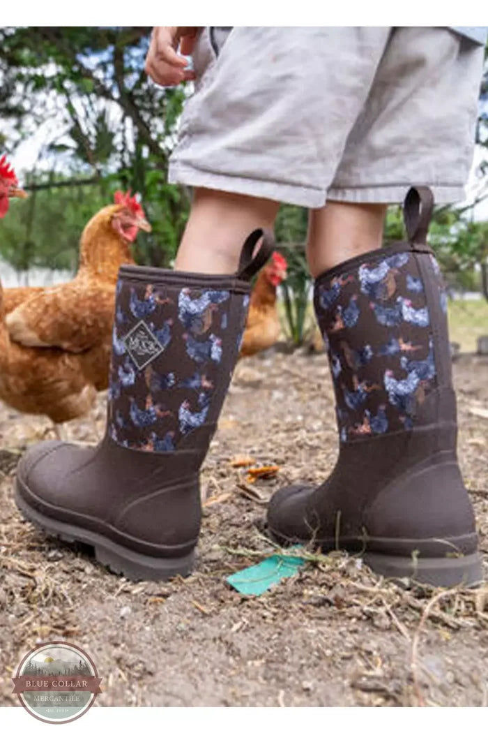 Muck KCH9CK Chicken Chore Boots in Brown Life View