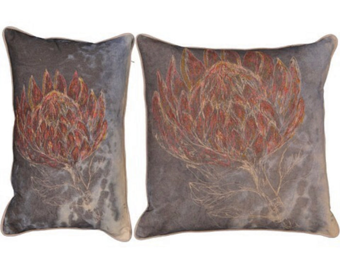 King Protea Printed Pillow Cover