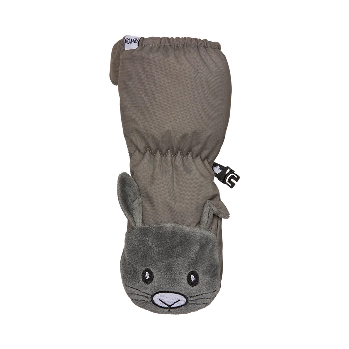 Kombi Sherpa Animal Infant Mittens - Latte Fox