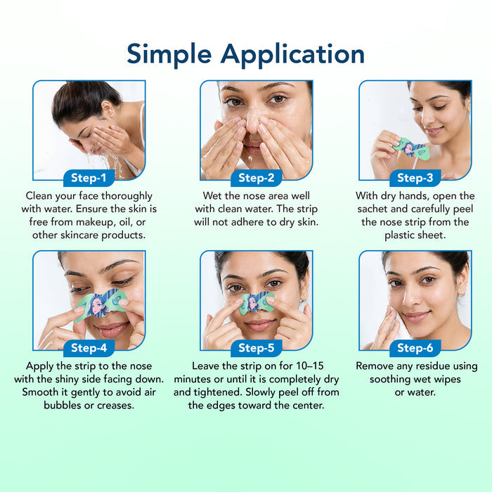 Korean Glass Skin Essence Nose Strips 20 Pcs Pack of 2