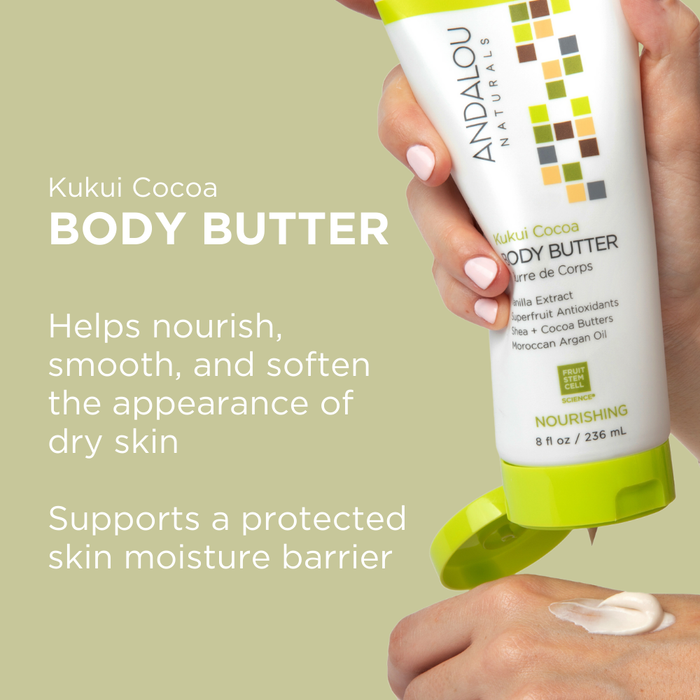 Kukui Cocoa Nourishing Body Butter - Andalou Naturals US