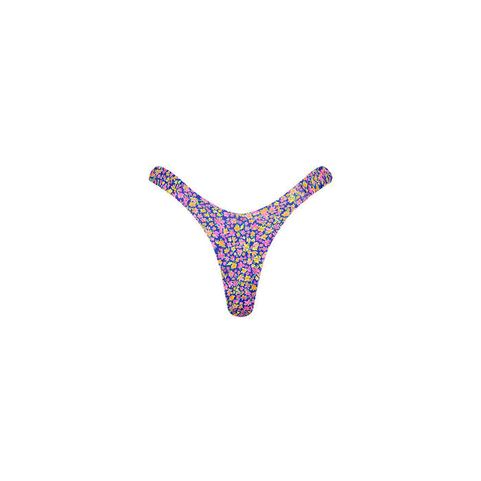 Kulani Kinis Retro Y Thong Bikini Bottom - Rosie Rally (Tropic Tours Collection)