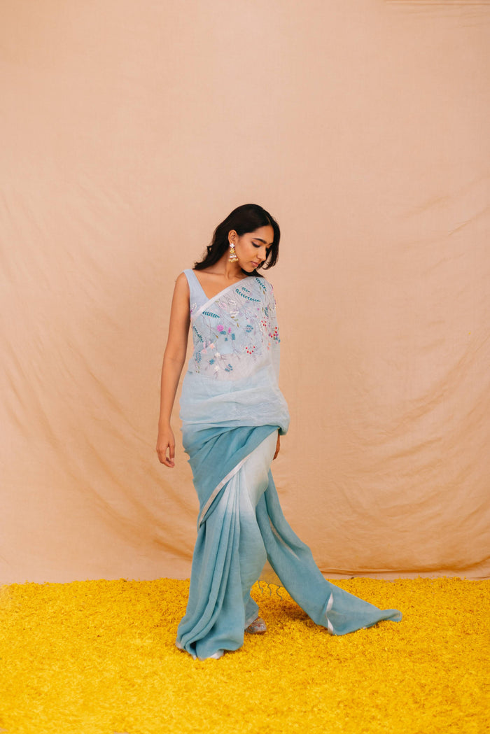 Kumud Linen Sari