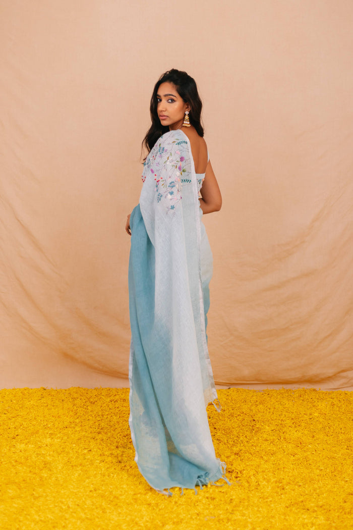 Kumud Linen Sari