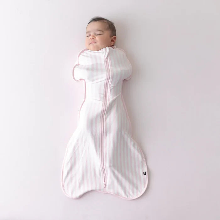 Kyte Baby 0.5 TOG Swaddle Bag - Small Sakura Stripe