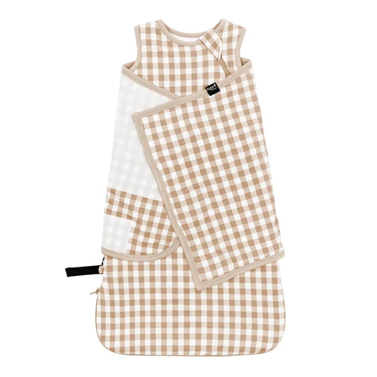 Kyte Baby 1.0 TOG Sleep Bag Swaddler - Gingham Bisque
