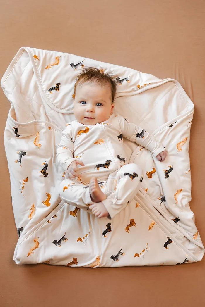 Kyte Baby Baby Blanket - Dachshund