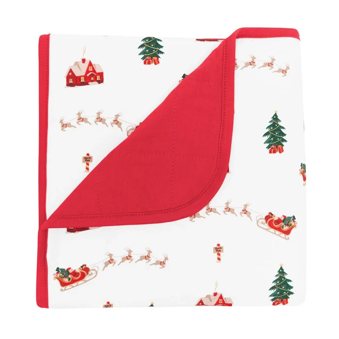 Kyte Baby Baby Blanket - Santa Sleigh