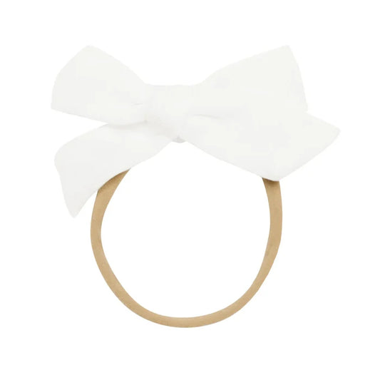 Kyte Baby Bamboo Muslin Medium Bow - Cloud
