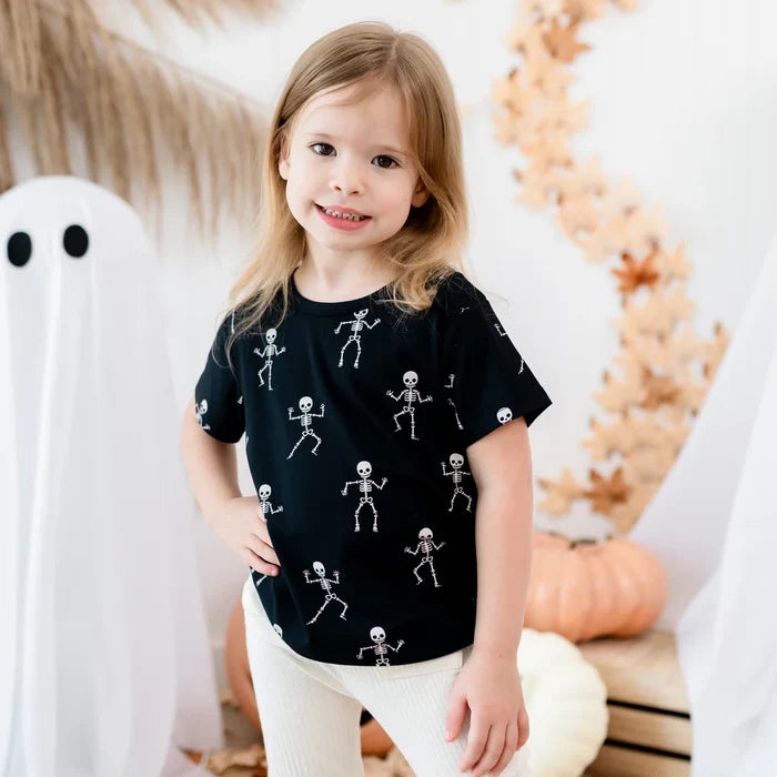 Kyte Baby Basic Tee - Skeleton