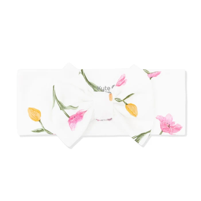 Kyte Baby Bow Headband - Tulip