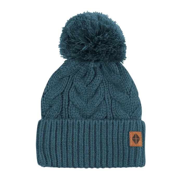 Kyte Baby Chunky Cable Knit Beanie  - Atlantic
