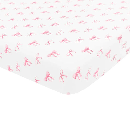 Kyte Baby Crib Sheet - Bow