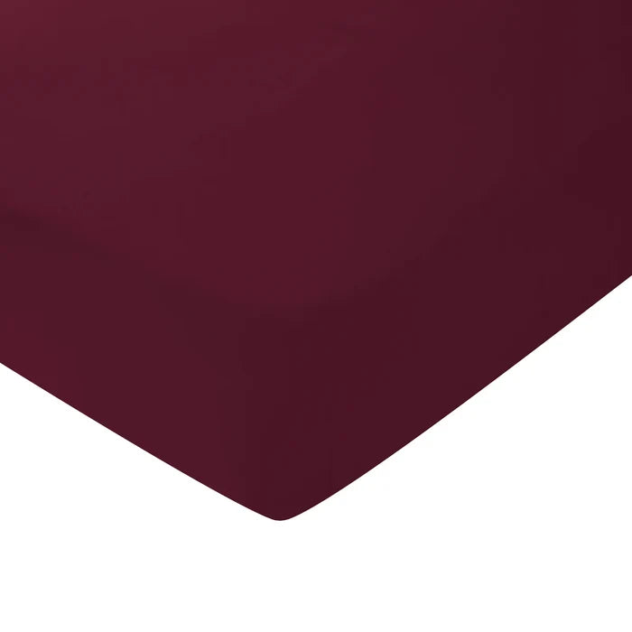 Kyte Baby Crib Sheet - Burgundy