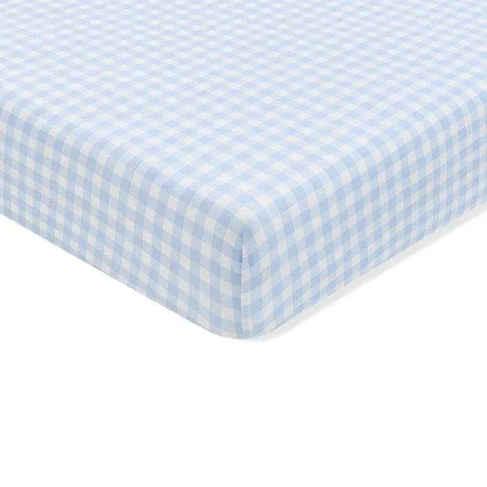 Kyte Baby Crib Sheet - Gingham Breeze