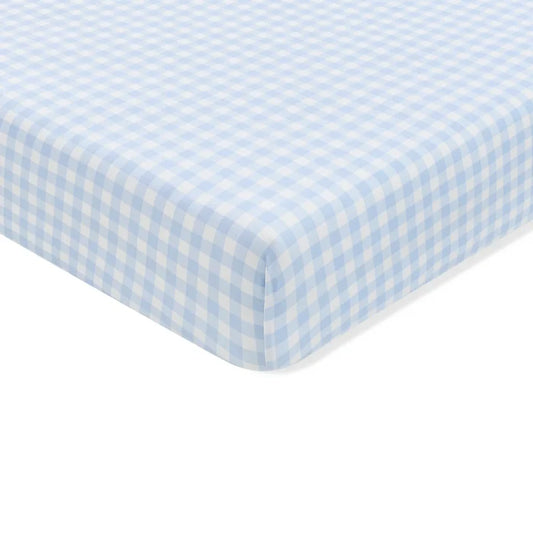 Kyte Baby Crib Sheet - Gingham Breeze