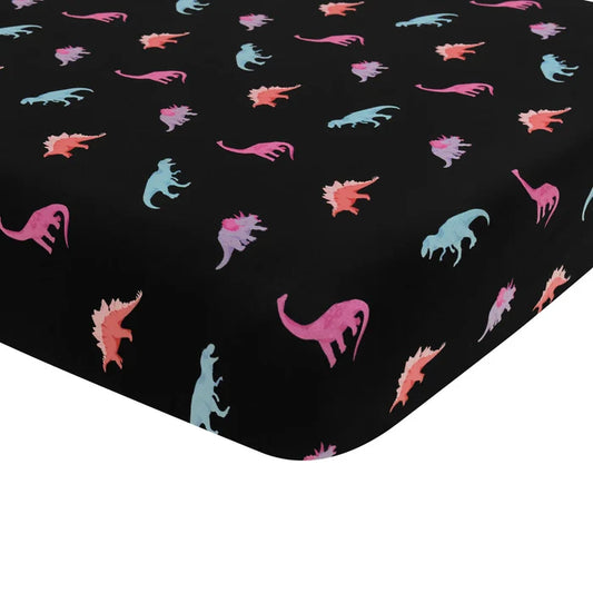 Kyte Baby Crib Sheet - Midnight Roar