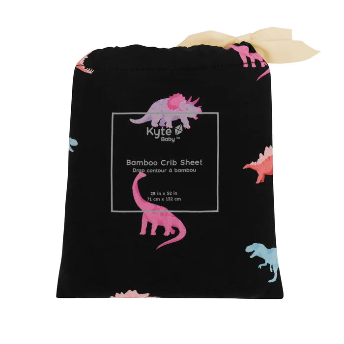 Kyte Baby Crib Sheet - Midnight Roar