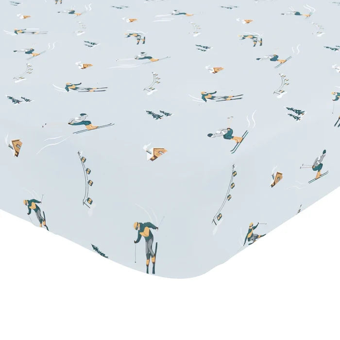 Kyte Baby Crib Sheet - Ski