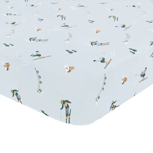 Kyte Baby Crib Sheet - Ski