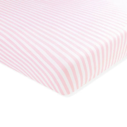 Kyte Baby Crib Sheet - Small Sakura Stripes