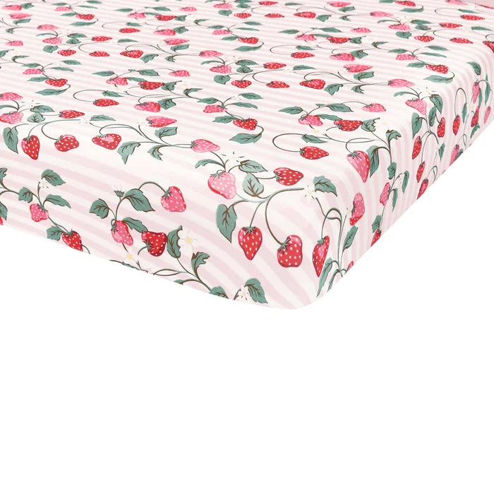 Kyte Baby Crib Sheet - Strawberry Fields
