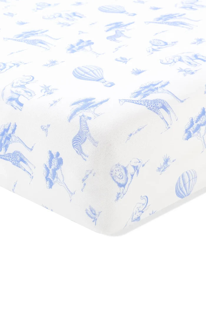 Kyte Baby Crib Sheet - Toile Safari