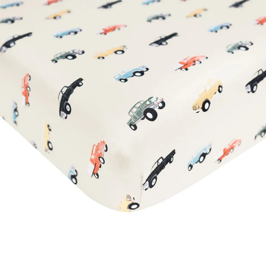 Kyte Baby Crib Sheet - Vintage Truck