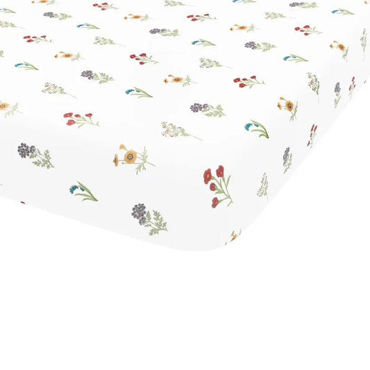 Kyte Baby Crib Sheet - Wildflower
