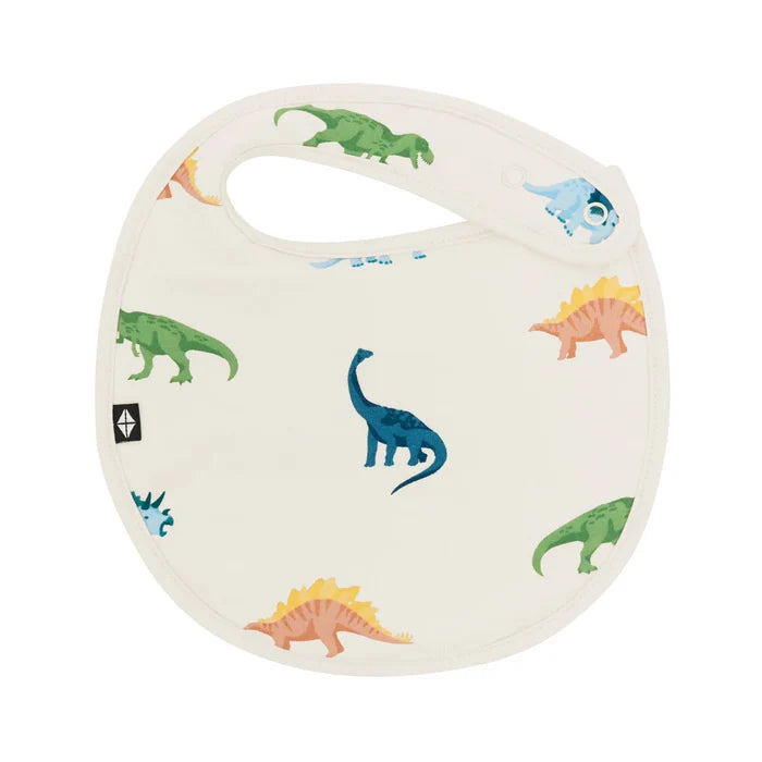 Kyte Baby Cushy Bib - Ecru Roar