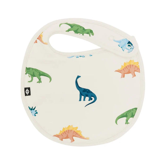 Kyte Baby Cushy Bib - Ecru Roar