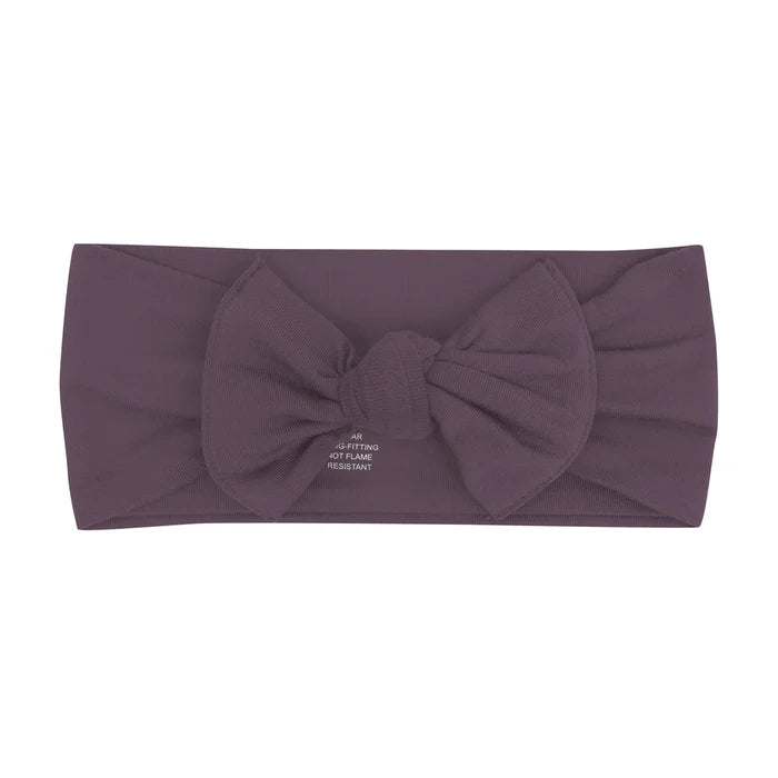 Kyte Baby Knotted Bow Headband  - Currant